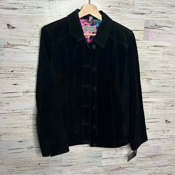 Guillaume black leather jacket NWT size medium - Picture 1 of 10